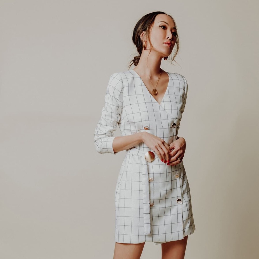 J.O.A Chriselle x Blazer Dress